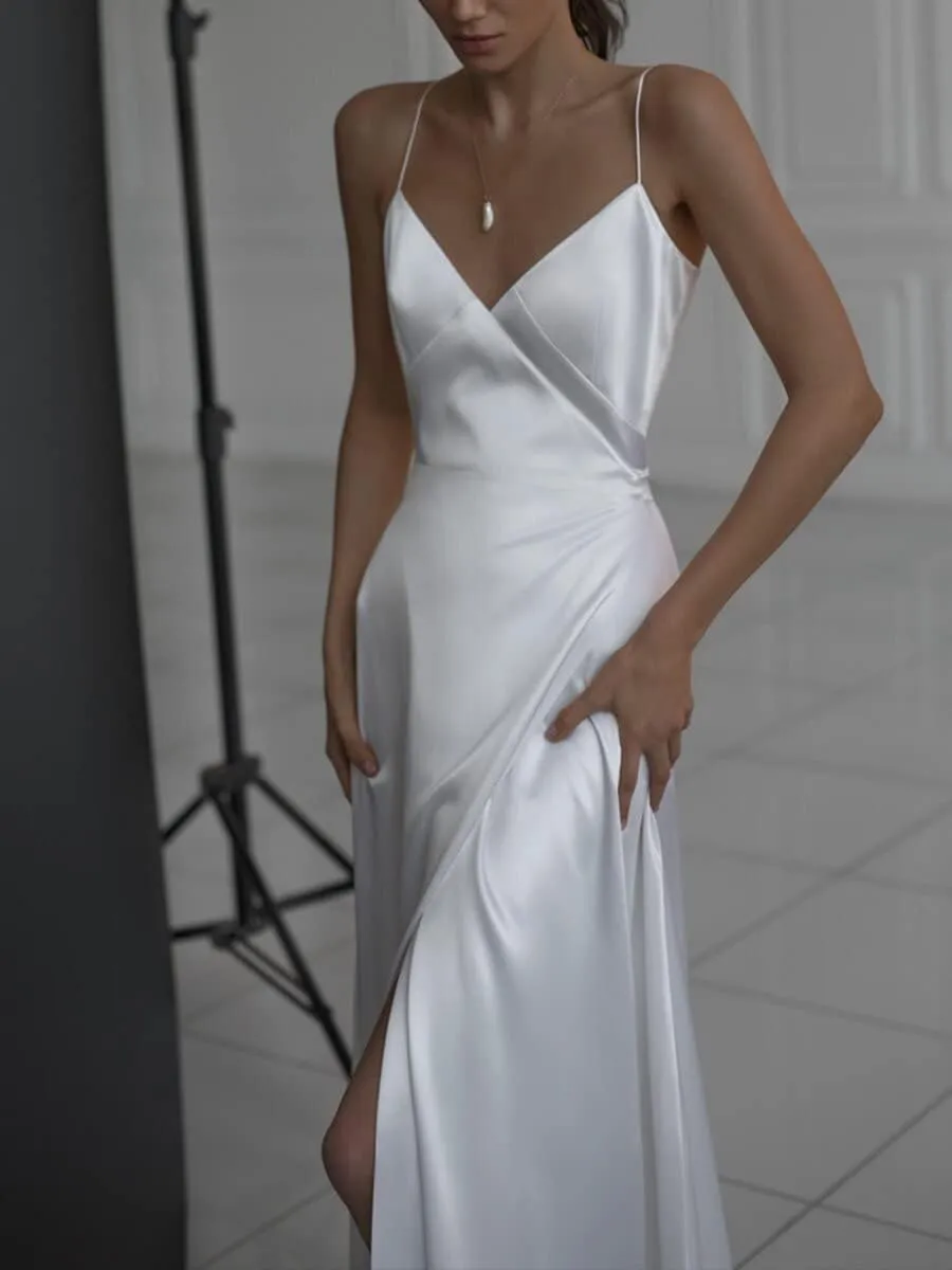 2023 Sexy Camisole Sleeveless V Neck Dress Dress