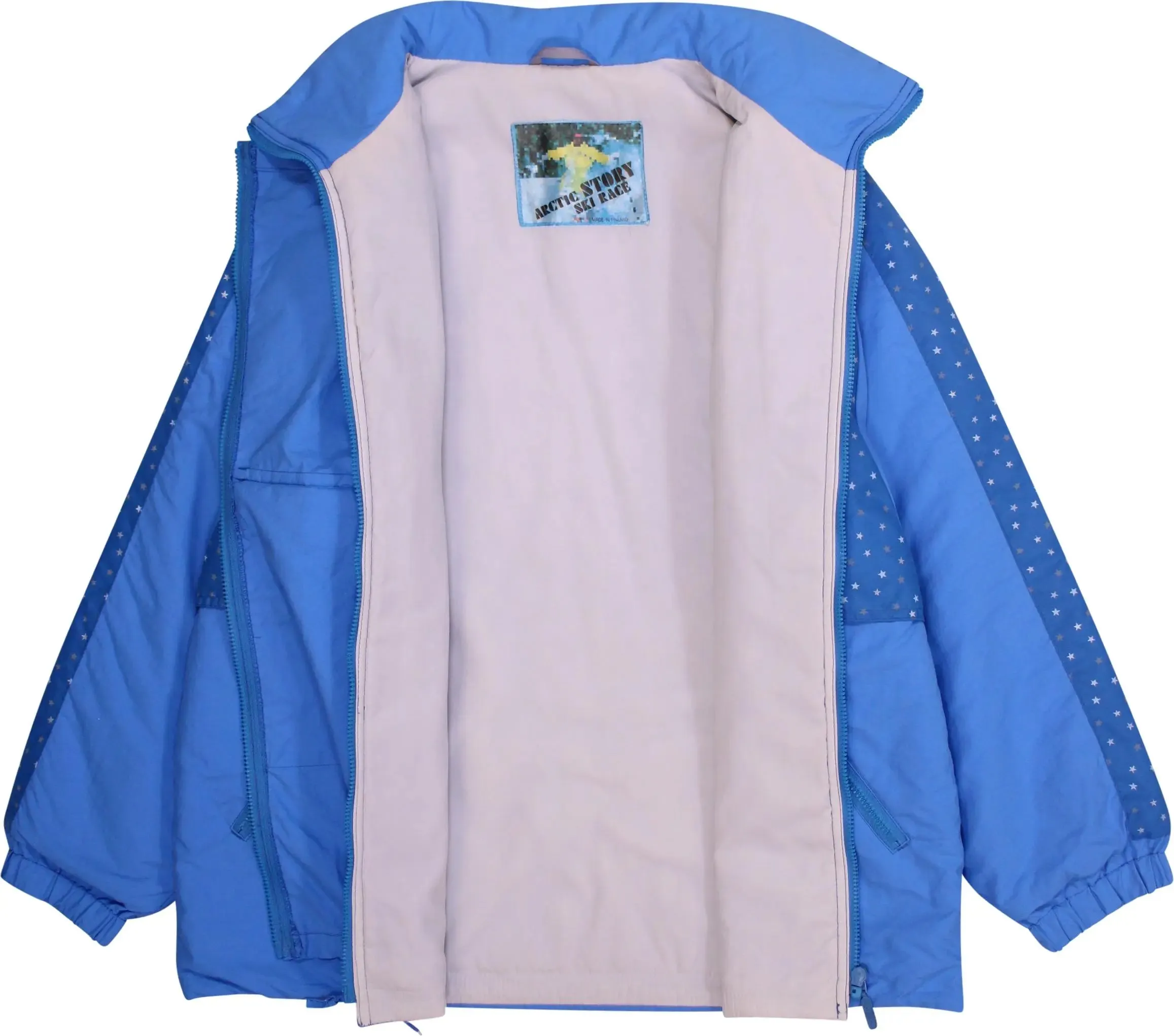 90s Blue Front Pocket Ski Jacket