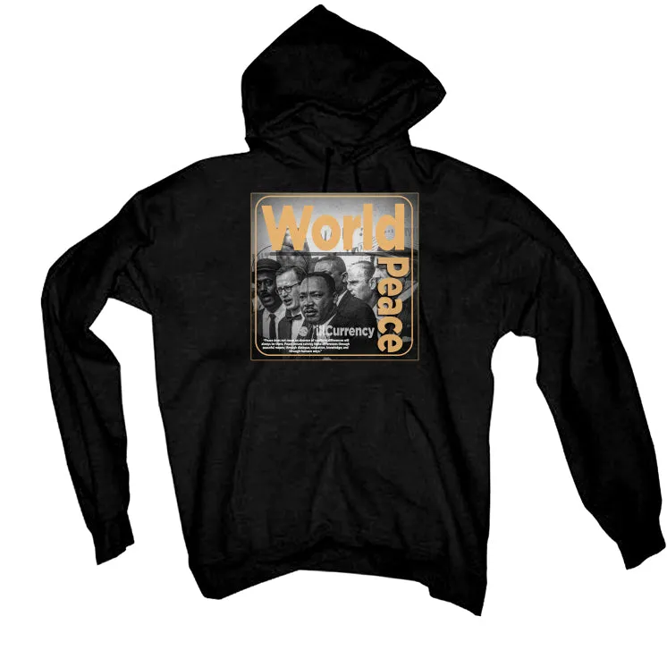 Air Jordan 1 High OG “Heirloom” Black T-Shirt (WORLD PEACE)