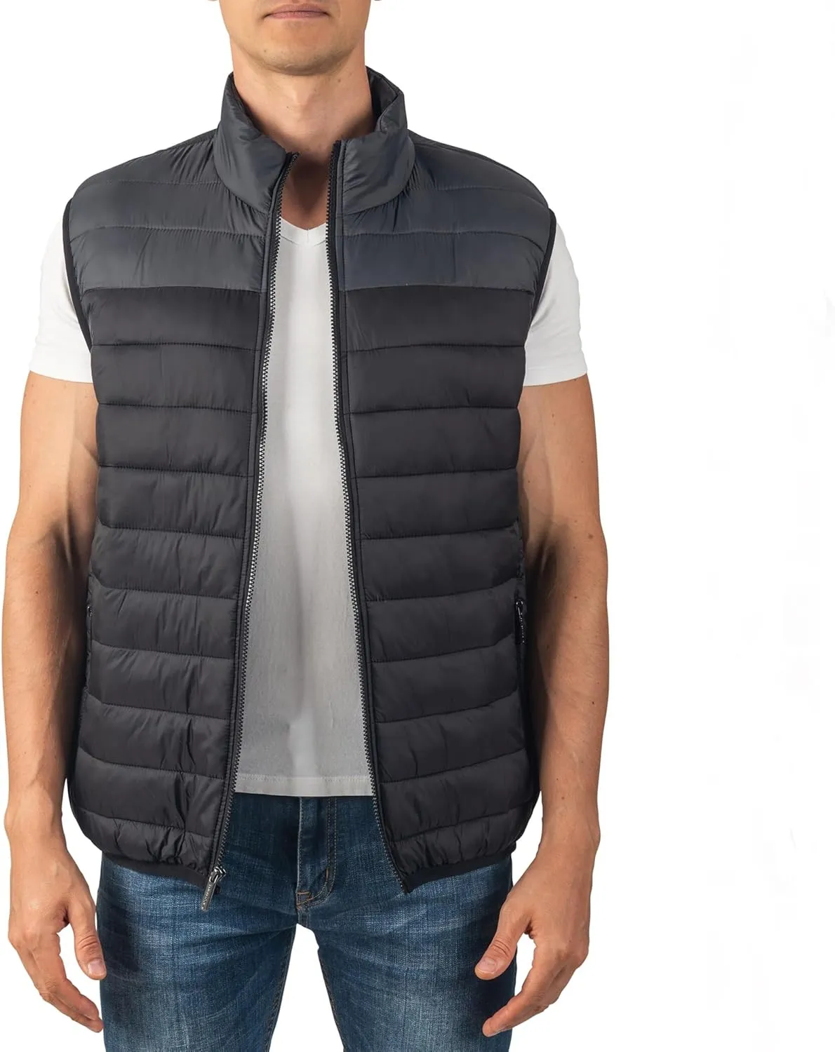 Alpine Swiss Clark Mens Lightweight Down Alternative Vest Jacket