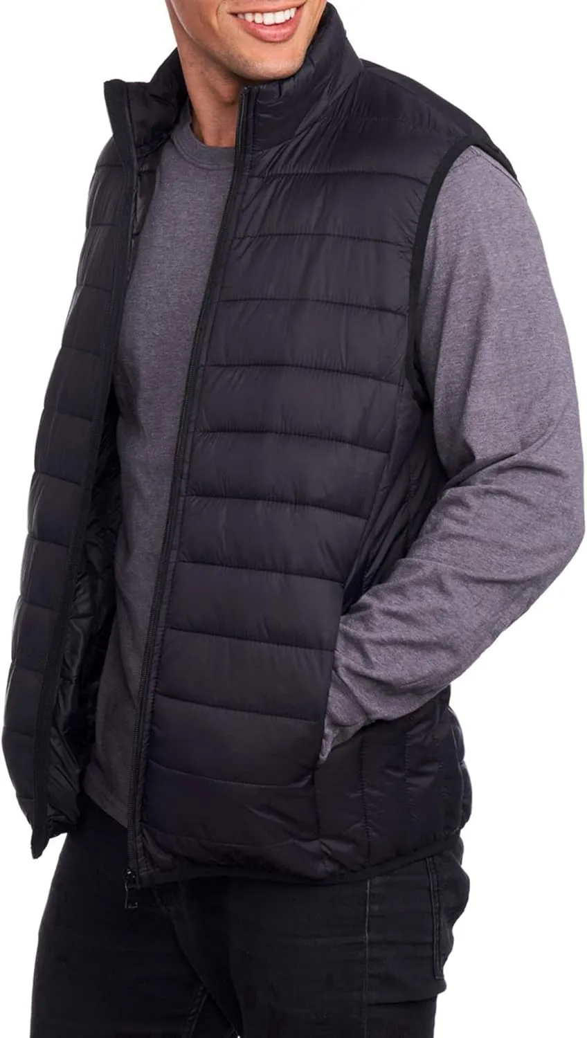 Alpine Swiss Clark Mens Lightweight Down Alternative Vest Jacket