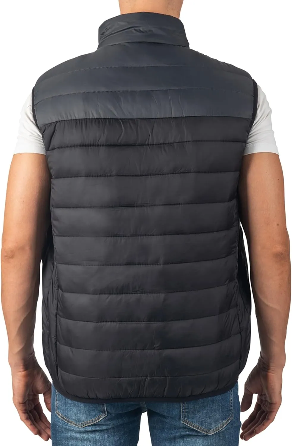 Alpine Swiss Clark Mens Lightweight Down Alternative Vest Jacket