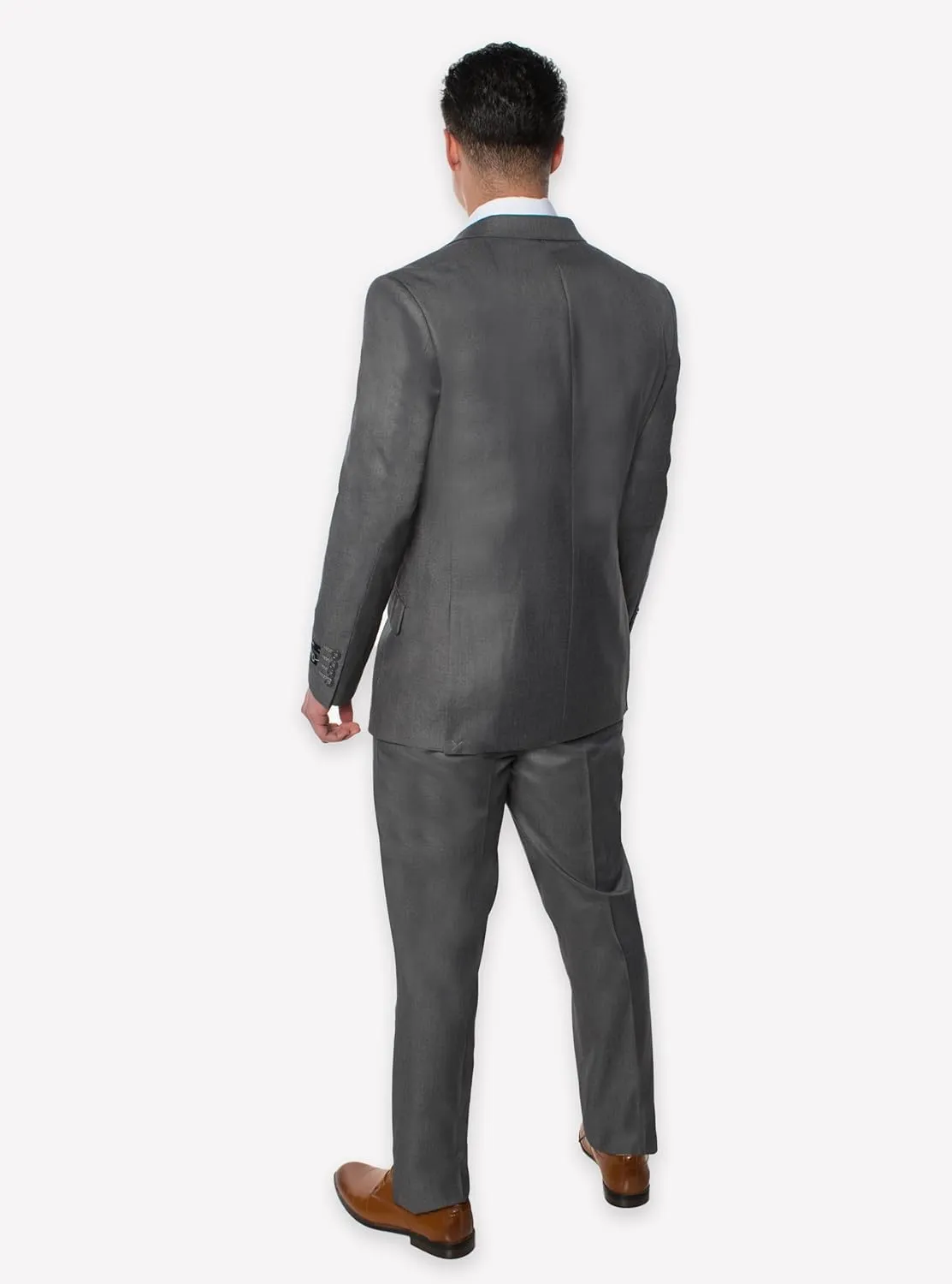 Antonio Uomo Mens Suit Set  Classic Fit 3 Piece Blazer Single Breasted Jacket Vest Pants for Business Wedding Dress Suits