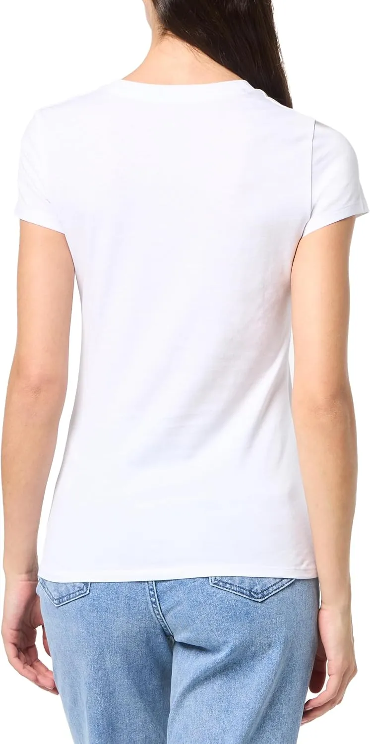 Armani Exchange Women's Milano Edition Cotton V-Neck T-Shirt