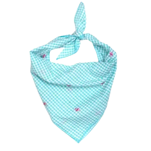 Bandana | Gingham Flamingos