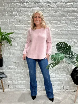 Basic Brogan Soft Knit Scoop Bottom Jumper