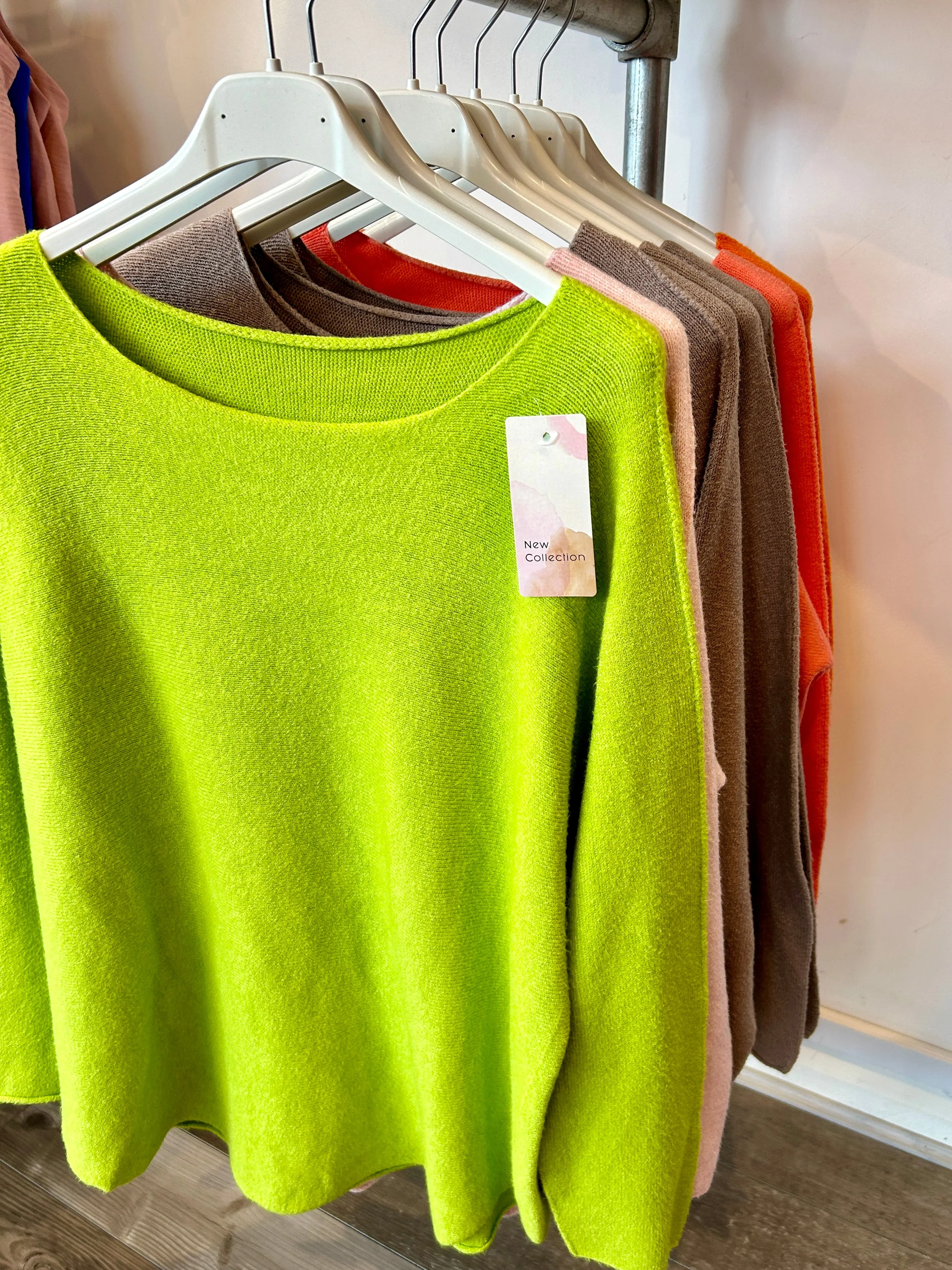 Basic Brogan Soft Knit Scoop Bottom Jumper