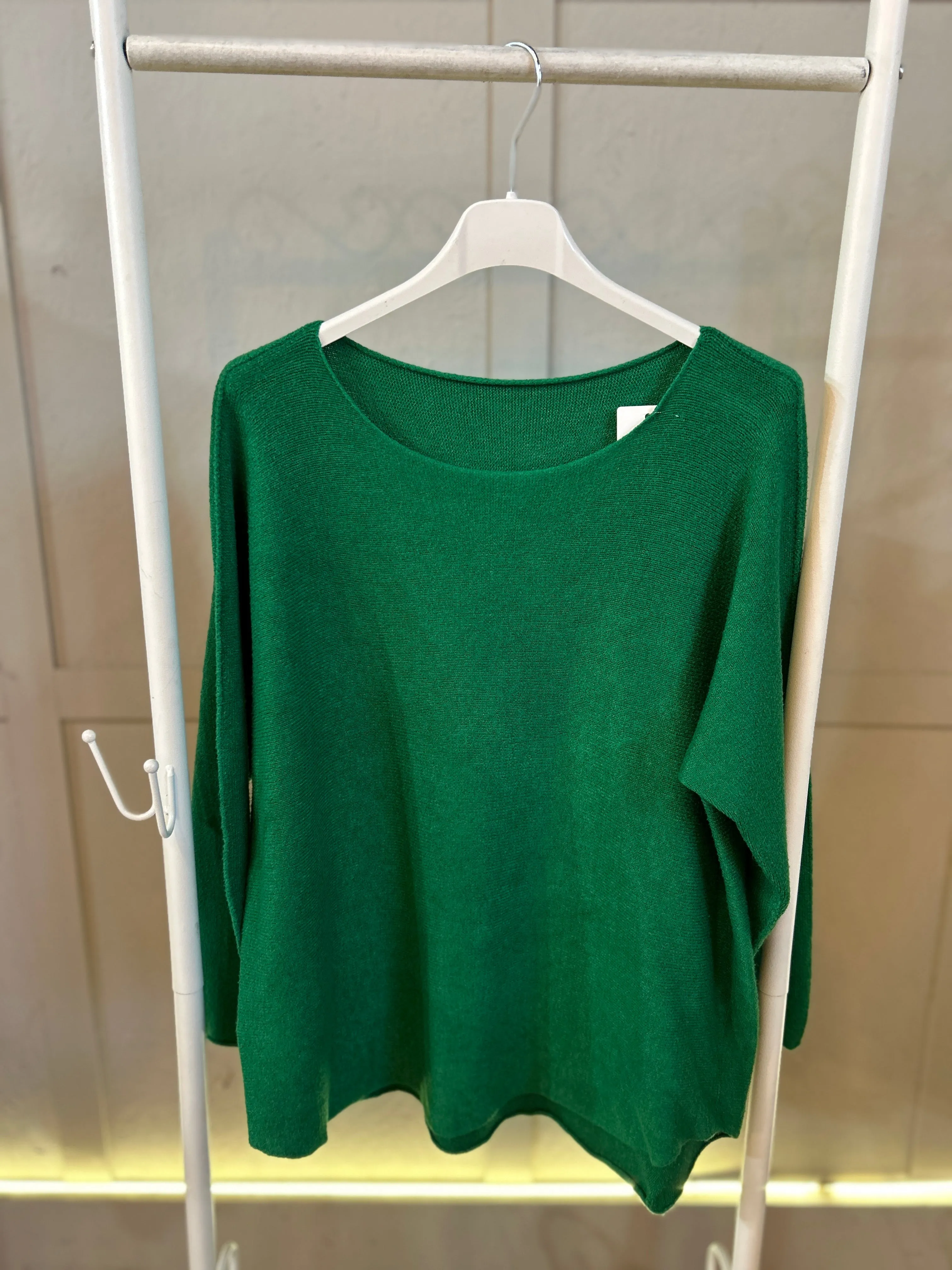 Basic Brogan Soft Knit Scoop Bottom Jumper