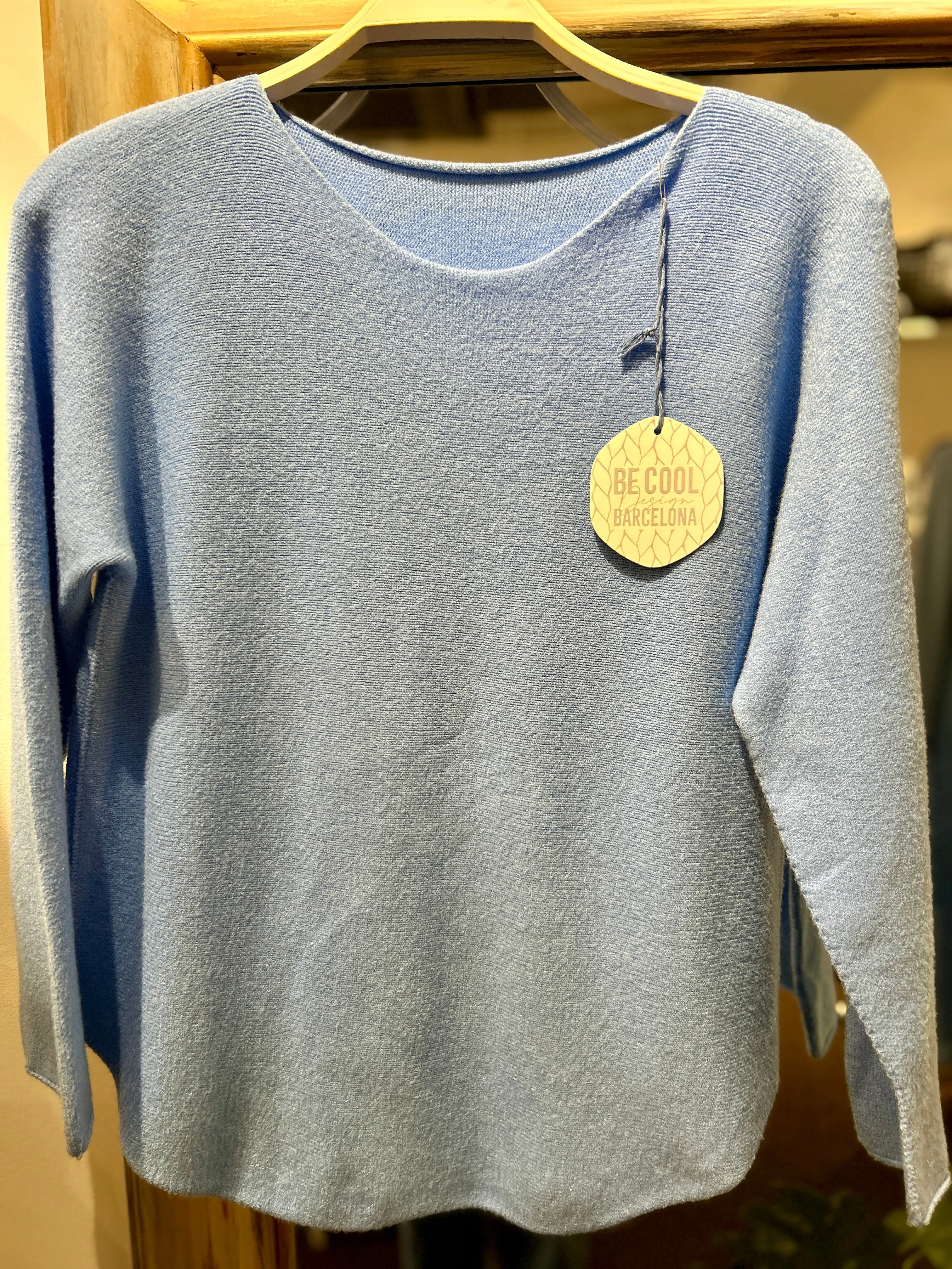 Basic Brogan Soft Knit Scoop Bottom Jumper