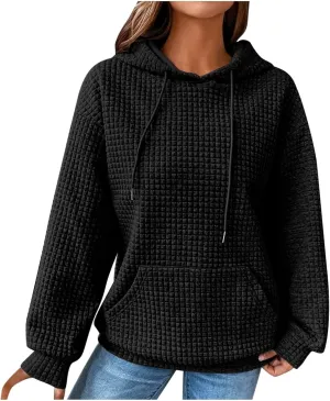 Basysin Oversized Sweatshirt for Women Fall Hoodies Dandelion Daisy Printed Hooded Sweatshirt Casual Pullover with Pockets