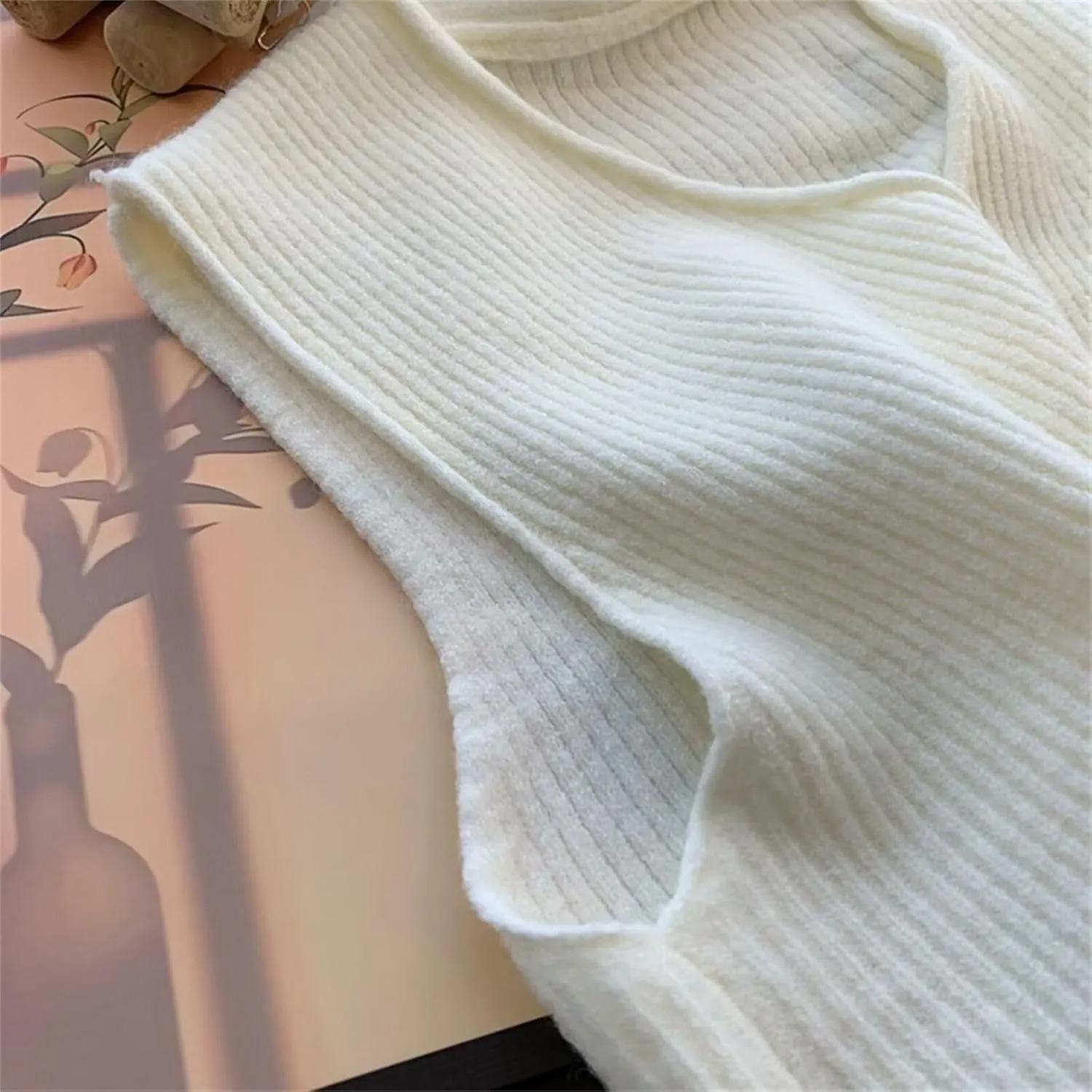 Beralst Women's Button Front V Neck Sleeveless Knit Sweater Vest