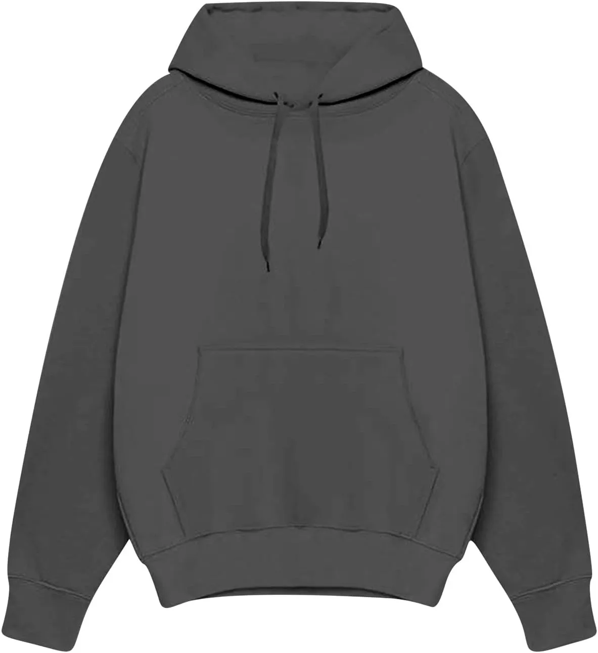 Big and Tall Hoodies for Men Heavyweight Long Sleeve Solid Hooded Sweatshirts Loose Sport Pullover Shirt Fall Clothes