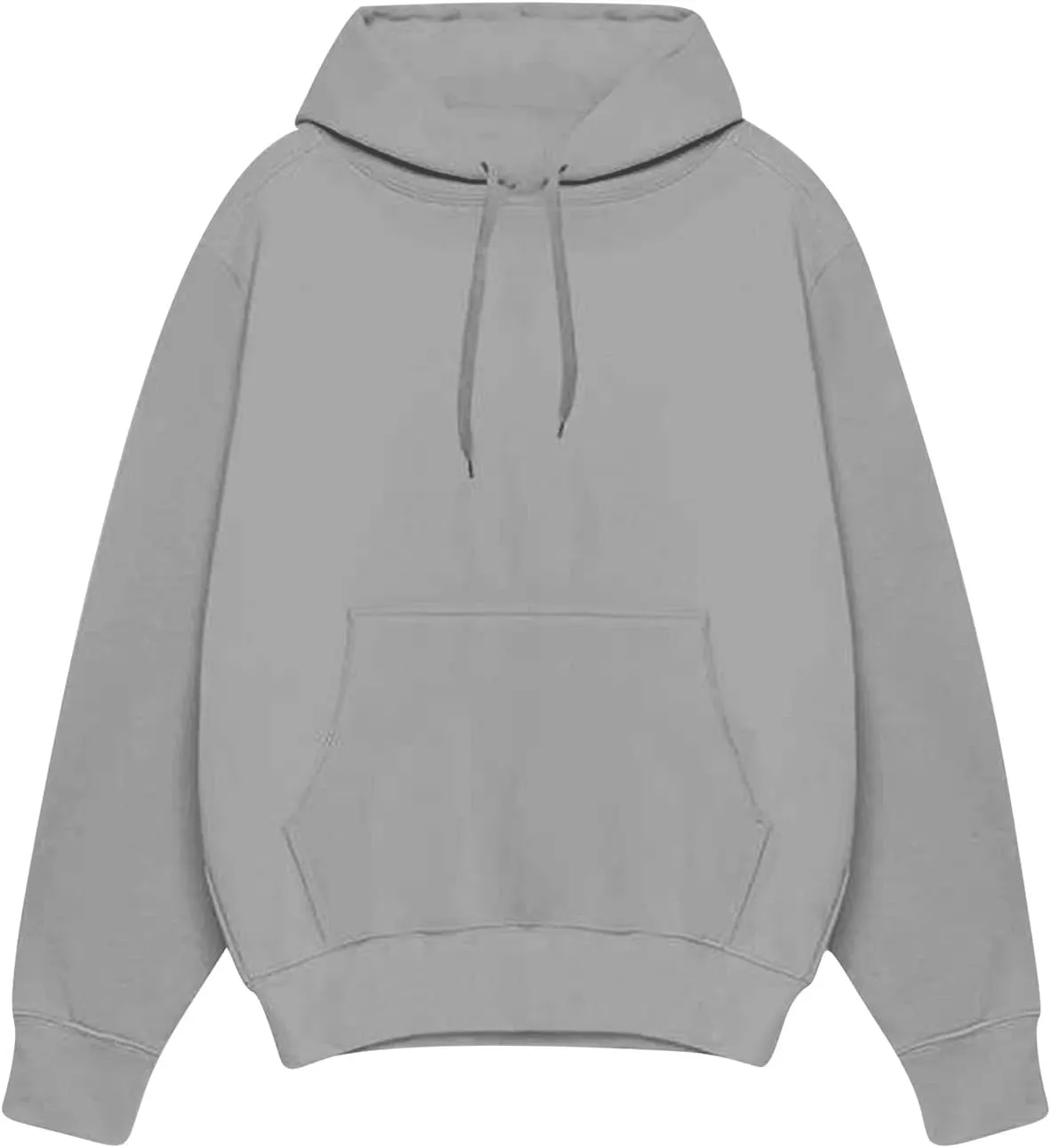 Big and Tall Hoodies for Men Heavyweight Long Sleeve Solid Hooded Sweatshirts Loose Sport Pullover Shirt Fall Clothes