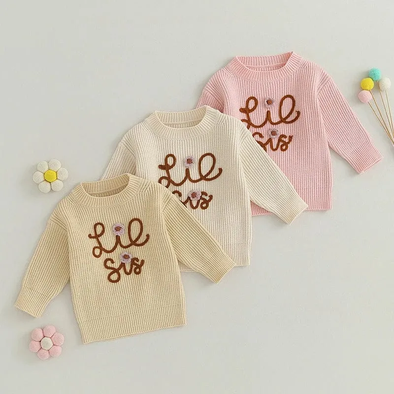 Big Sister and Little Sister Knit Sweater