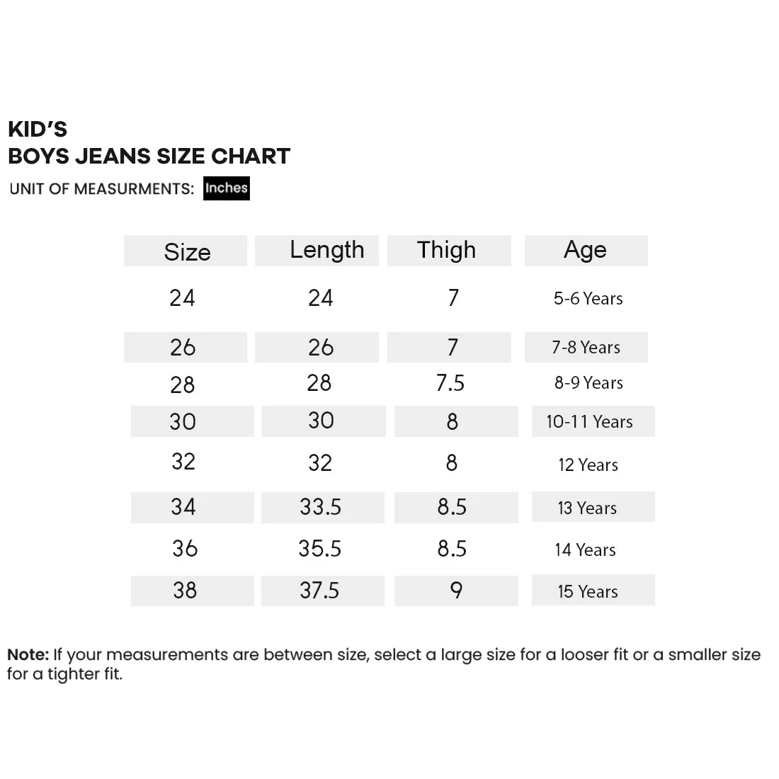 Boys Stretchable Denim Jeans 5Yrs - 15Yrs Light Green