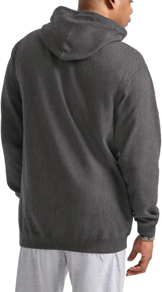 Champion Men's Powerblend Fleece Hoodie Sweatshirt with Script Logo (Regular and Big & Tall)