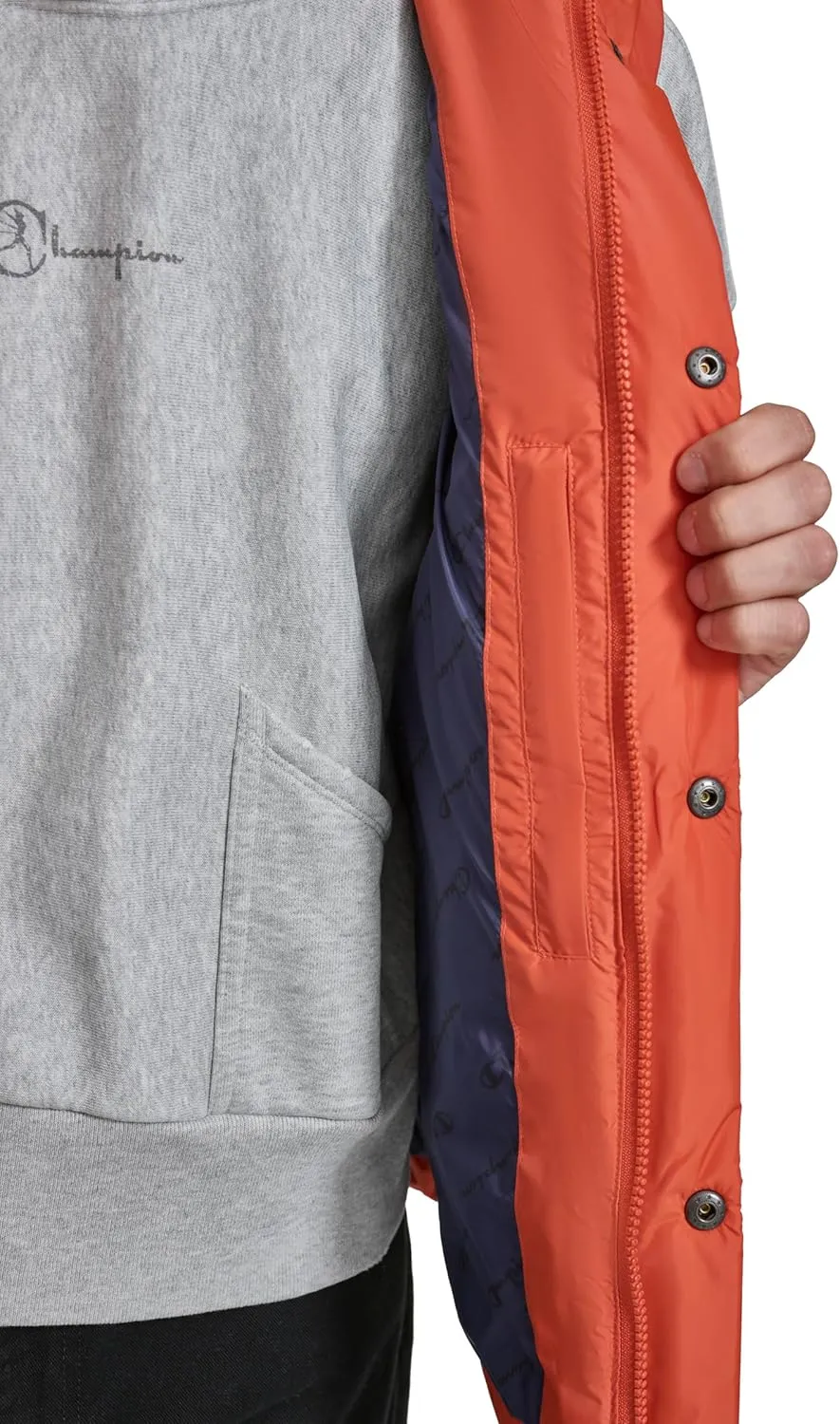 Champion Men's Puffer Vest with Logo