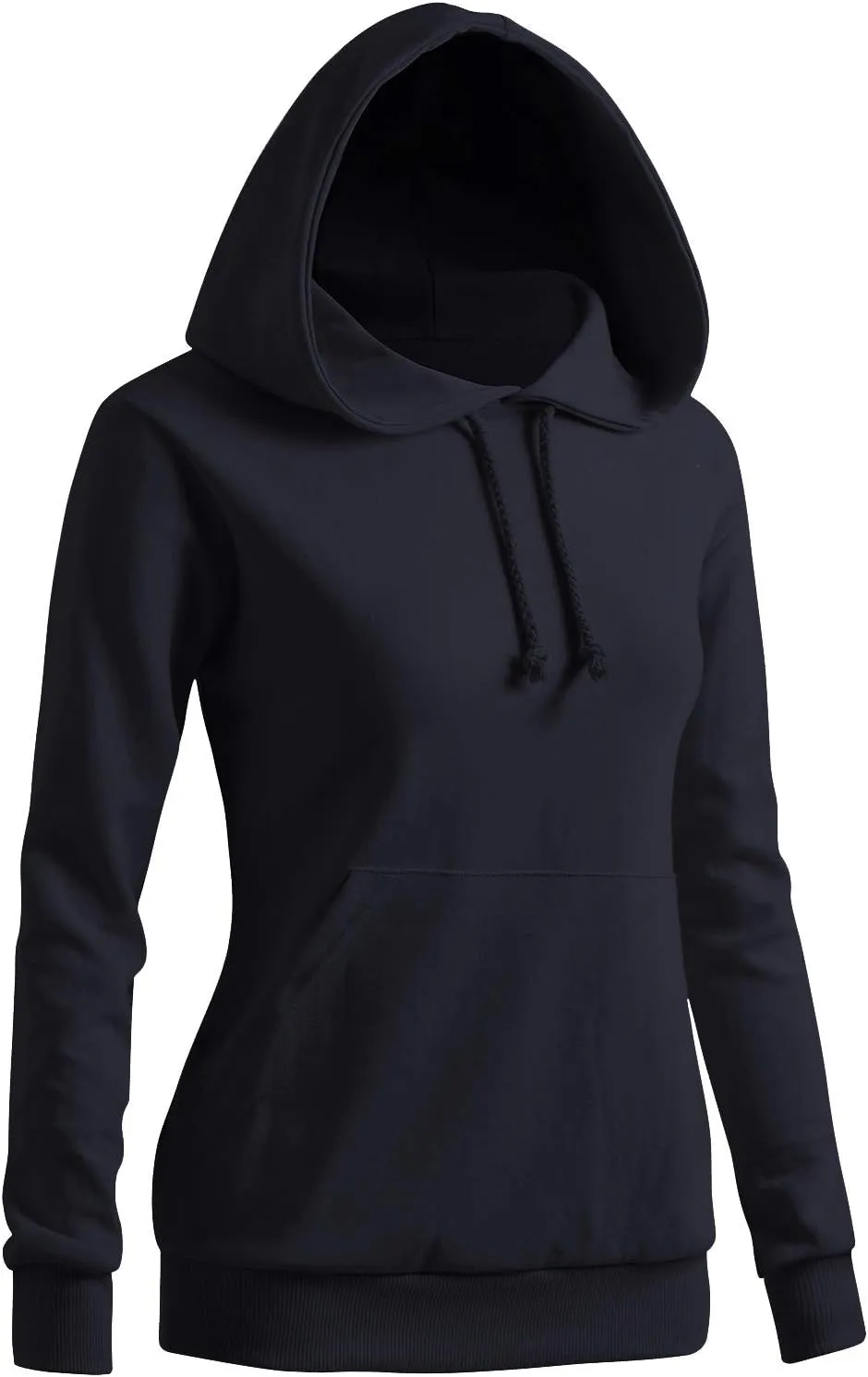 CLOVERY Women's Solid Hoodie Pocket Long Sleeve Hoodie