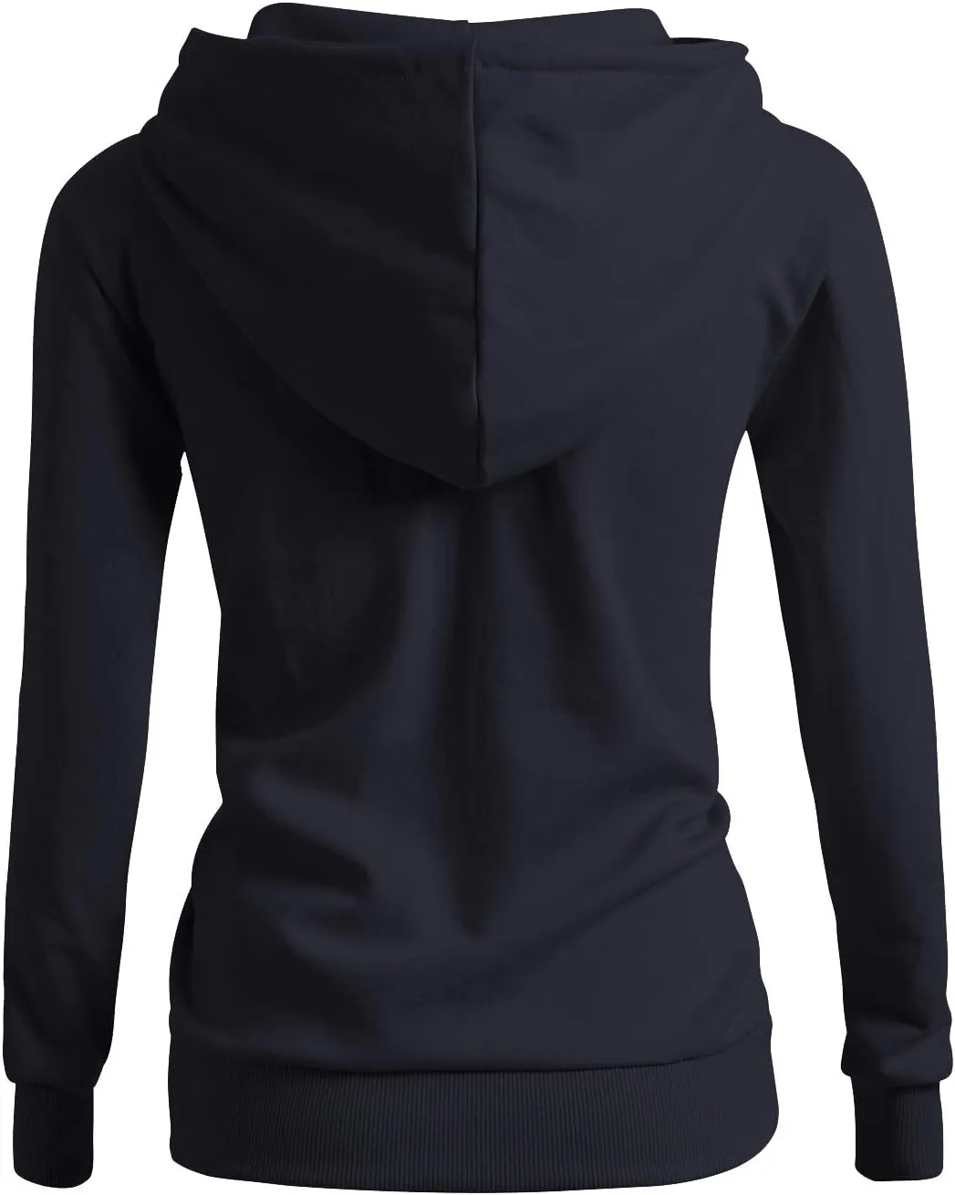 CLOVERY Women's Solid Hoodie Pocket Long Sleeve Hoodie