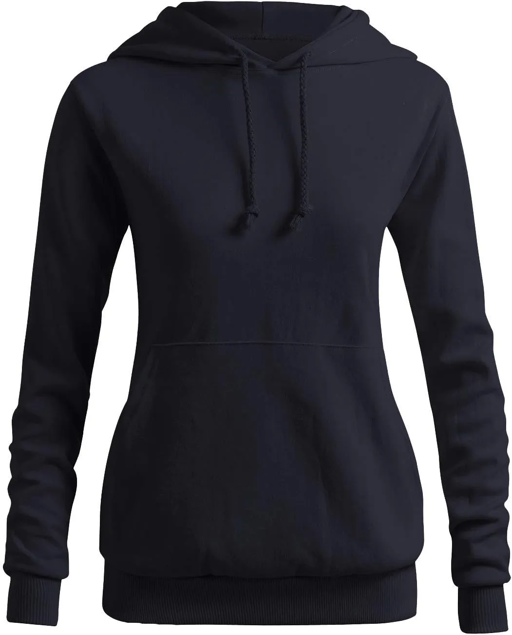 CLOVERY Women's Solid Hoodie Pocket Long Sleeve Hoodie