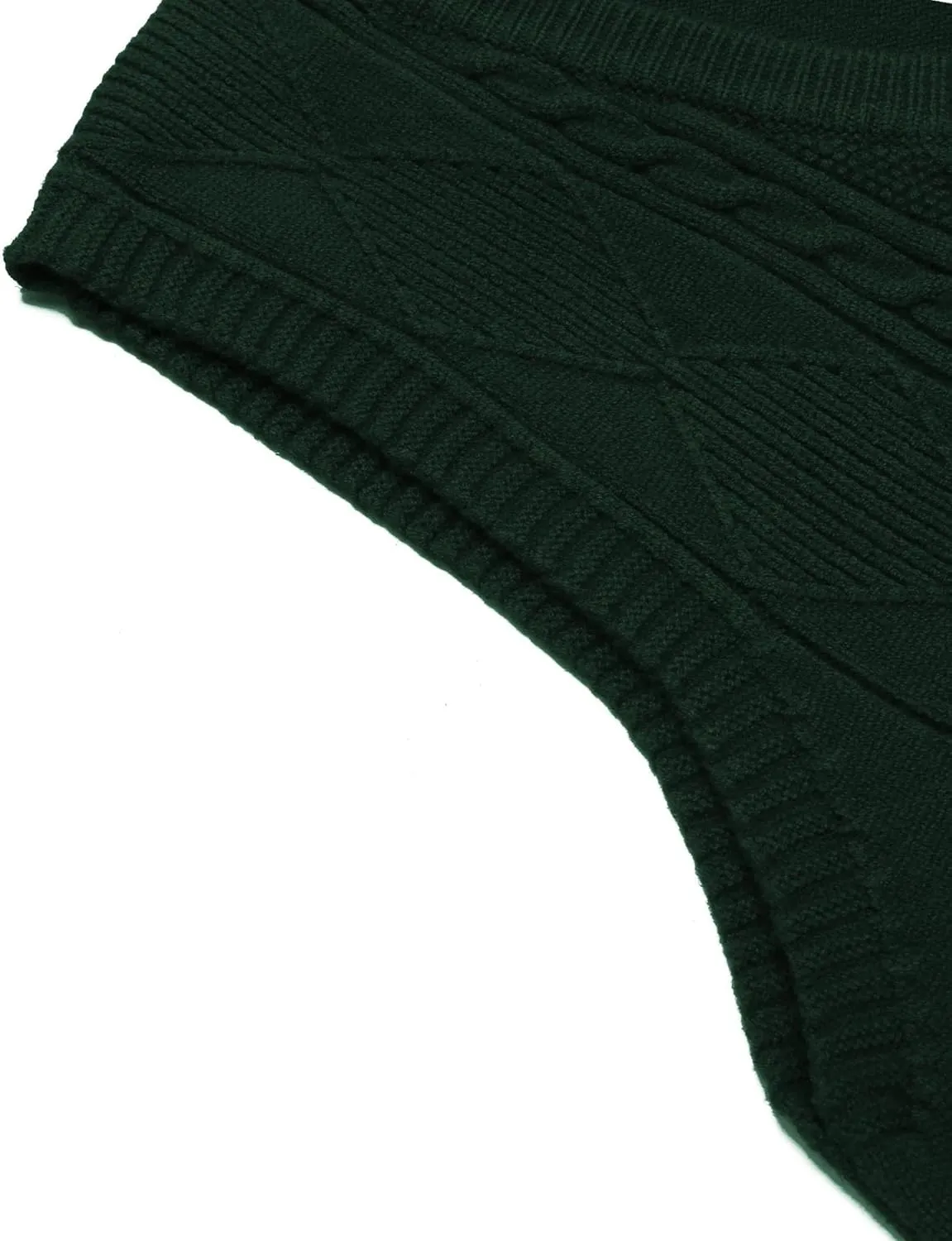 COOFANDY Men's Sweater Vest V Neck Pullover Sweater Sleeveless Knit Casual Slim Fit Vest