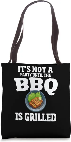 Cute BBQ Lover, Grilled Party, BBQ Party Tote Bag