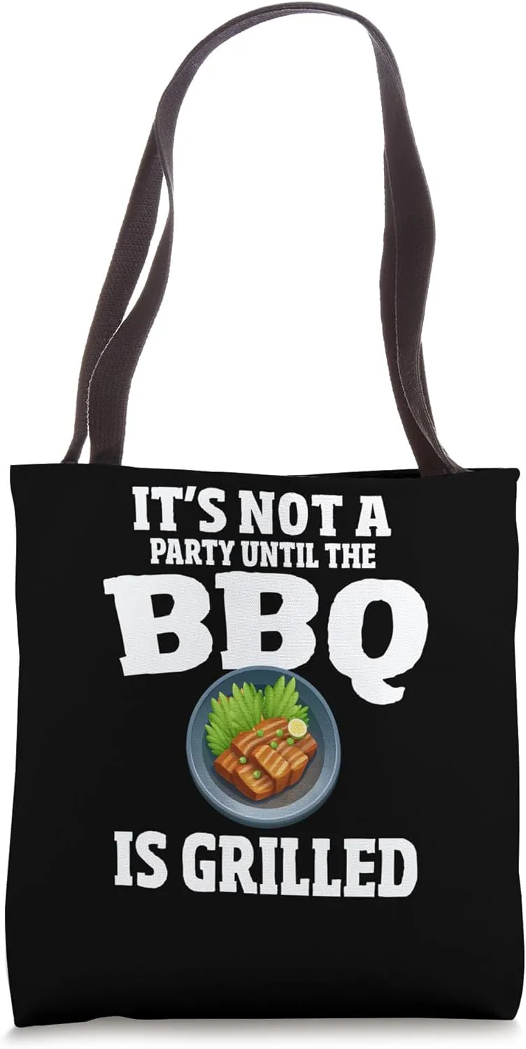 Cute BBQ Lover, Grilled Party, BBQ Party Tote Bag