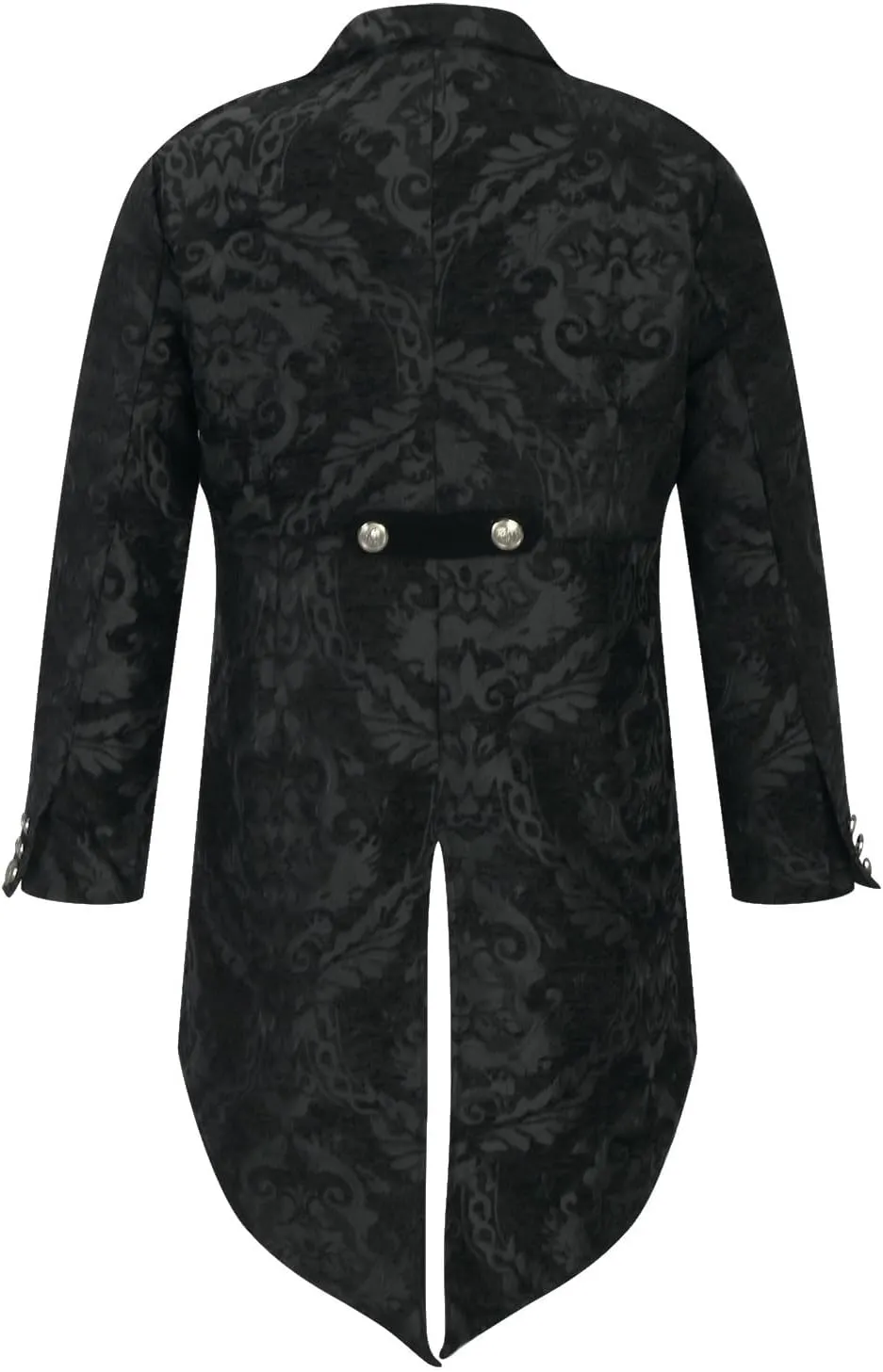 Dgoopd Mens Vintage Tailcoat Jacket Gothic Victorian Frock Coat Steampunk Gothic Medieval Jacket Victorian Halloween Costume