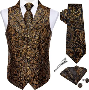 DiBanGu Men's Formal Suit Waistcoat - Business & Casual Dress Vests