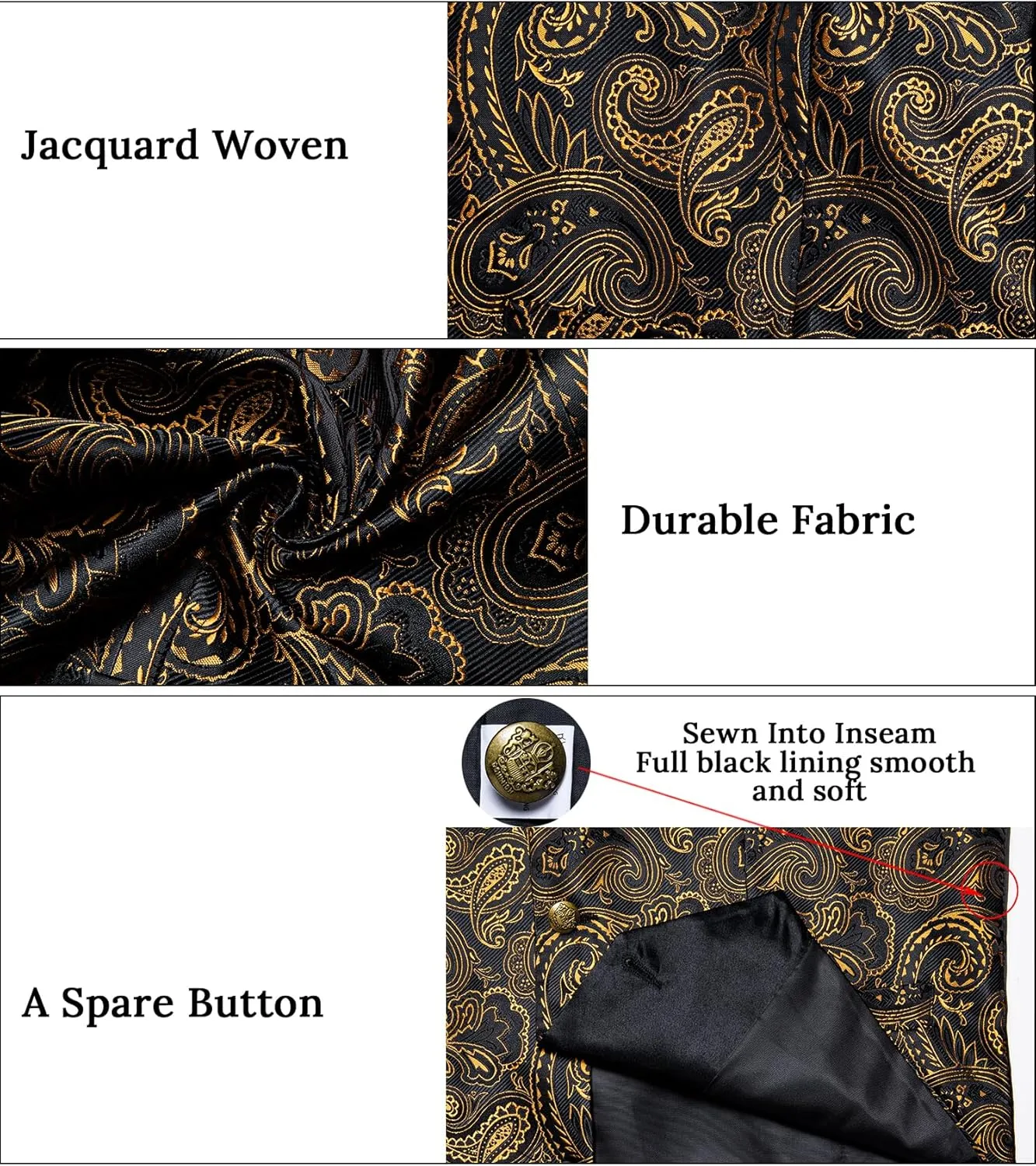 DiBanGu Men's Formal Suit Waistcoat - Business & Casual Dress Vests