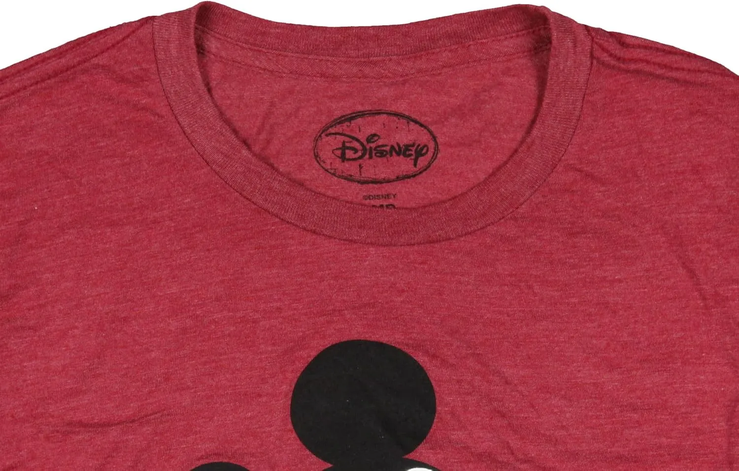 Disney Men's Mickey Mouse Hipster Leather Jacket Graphic Print Adult T-Shirt