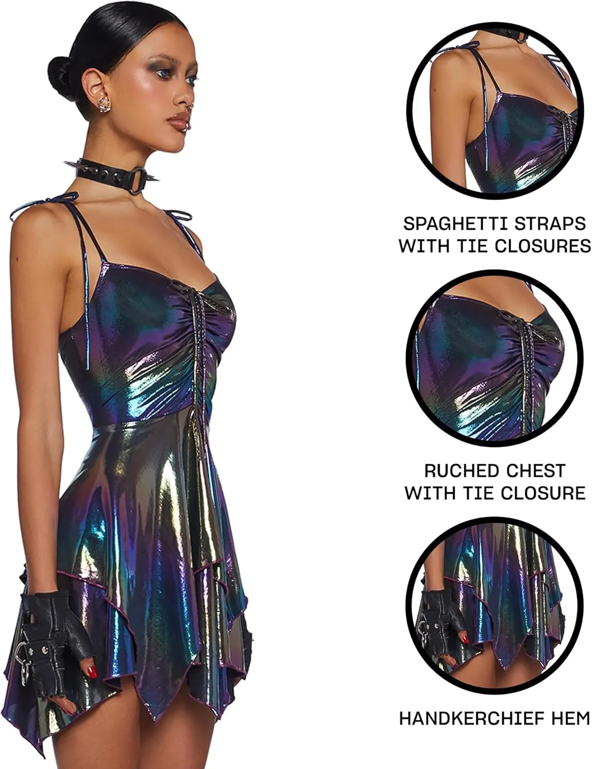 Dolls Kill F is for Fairies Handkerchief Dress by Current Mood Perfect for Fairycore Fashion