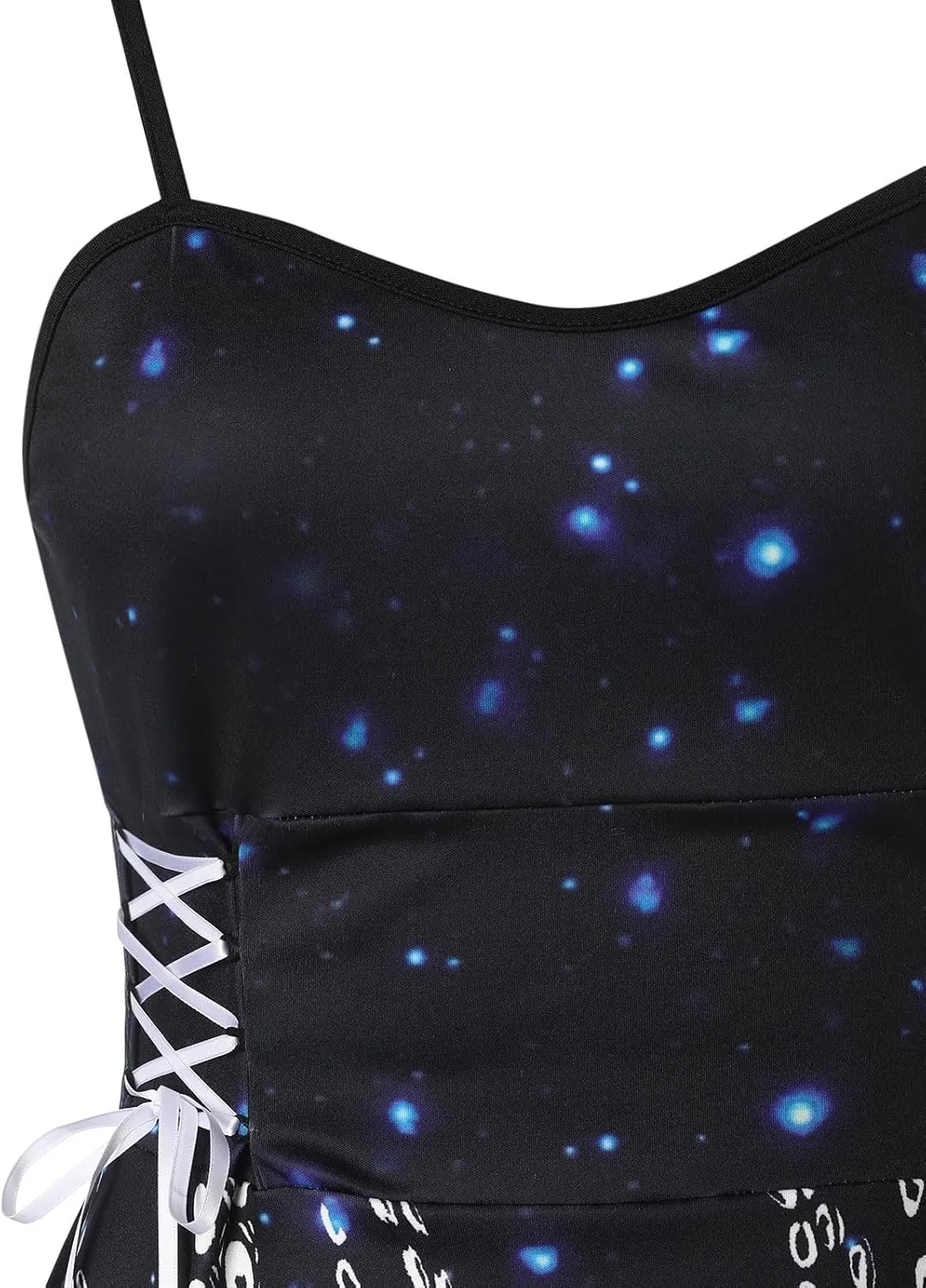 DRESSFO Summer Dress Sundress Cami Dress for Women