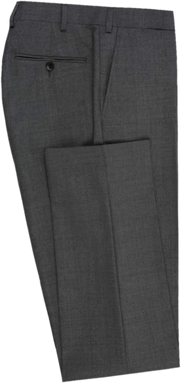 DTI GV Executive Italian Men's Two Button Wool Suit Jacket with Pant 2 Piece Set