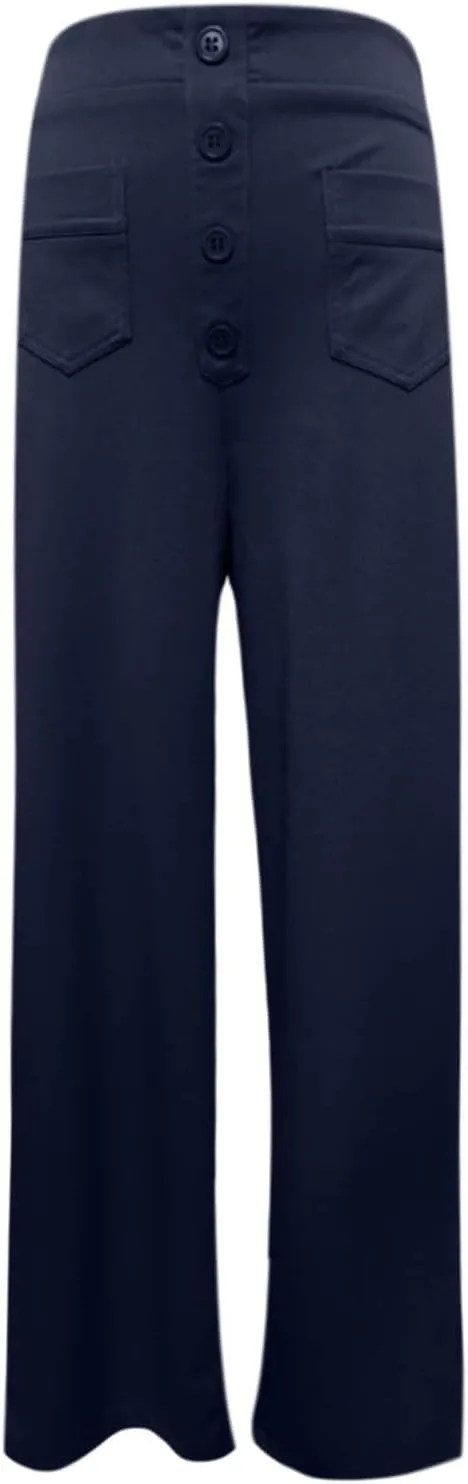 Flexipants - Women's Casual High Waist Stretch Pants, Flexi Pants for Women, Straight Leg Flexi Pants Women
