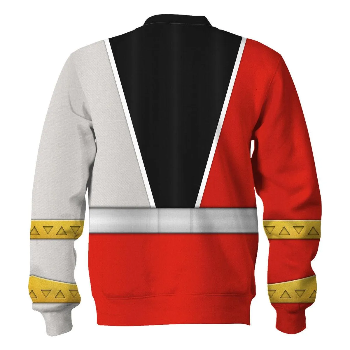 Gearhomie Red Zayto Ranger Dino Fury Hoodies Sweatshirt T-Shirt Zip Hoodies Sweatpants