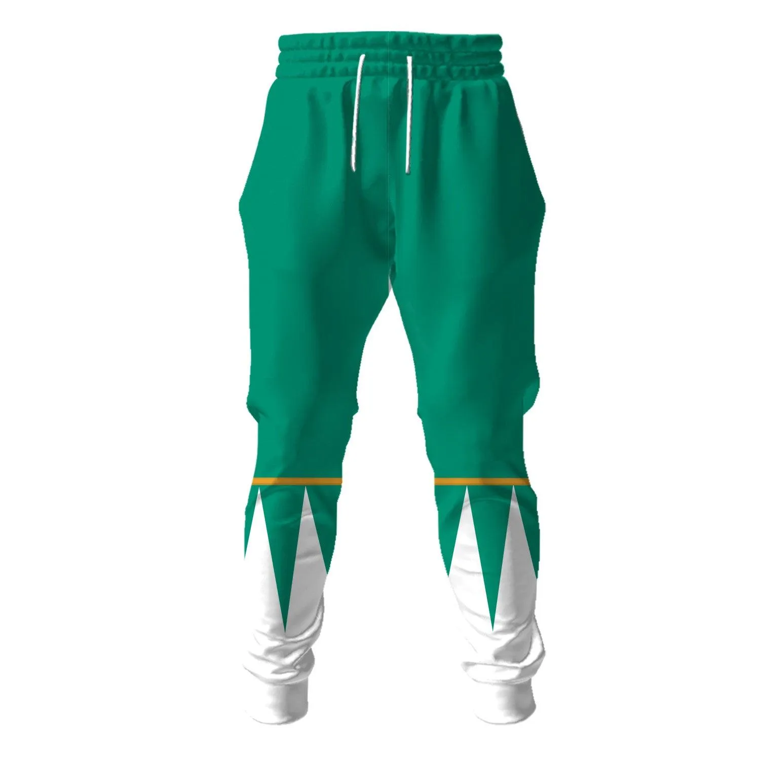 Gearhomie Unisex Tracksuit Hoodies Green Power Ranger 3D Costumes