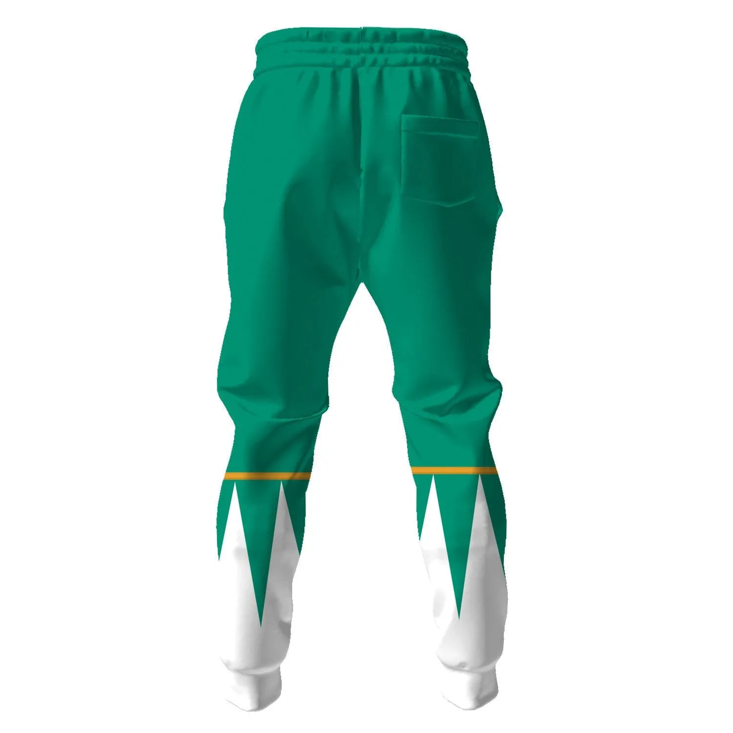 Gearhomie Unisex Tracksuit Hoodies Green Power Ranger 3D Costumes