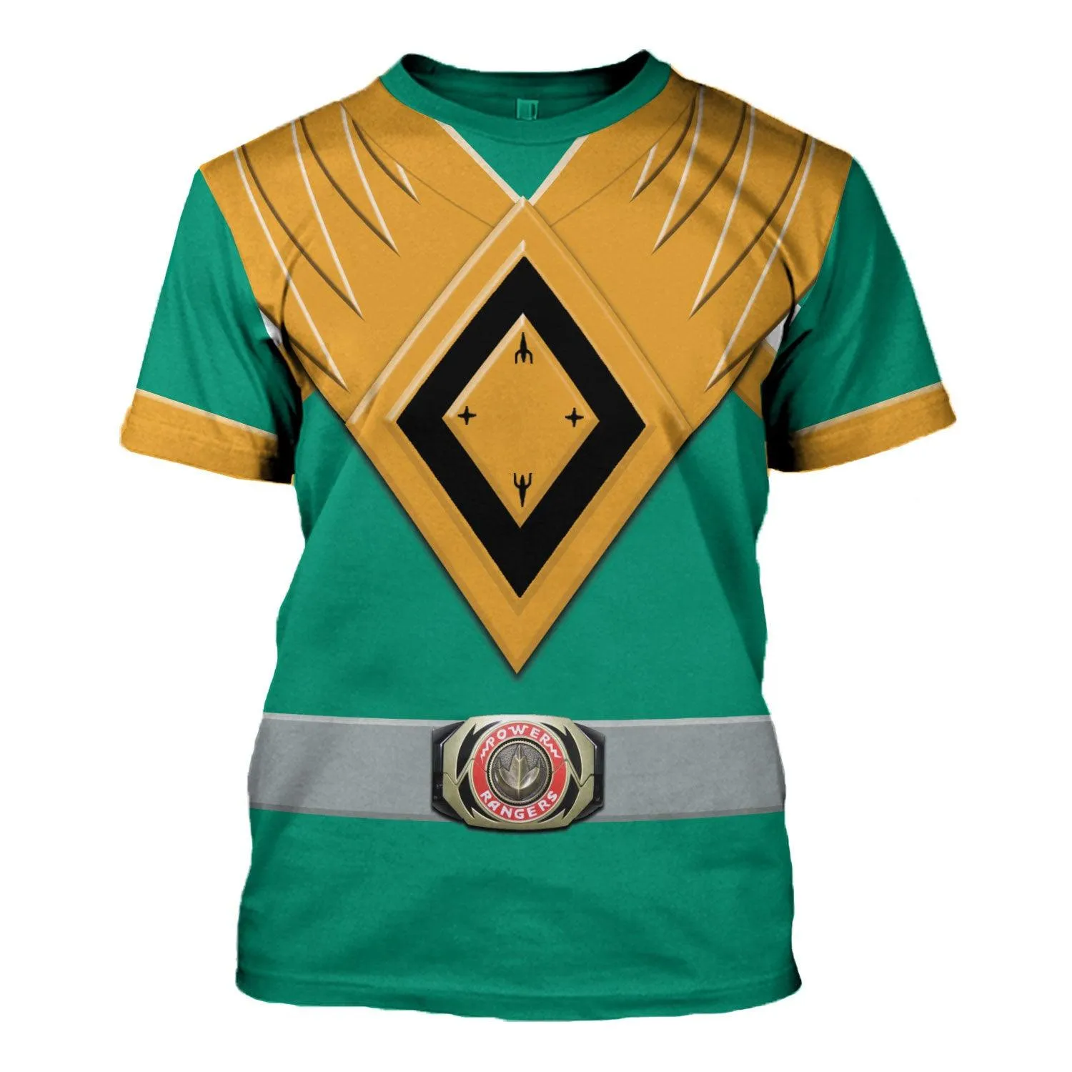 Gearhomie Unisex Tracksuit Hoodies Green Power Ranger 3D Costumes