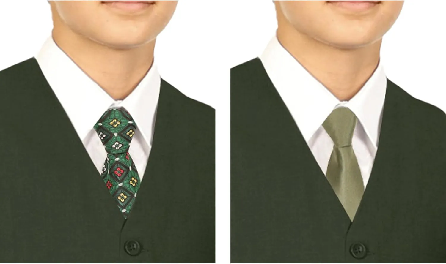 Gioberti 5 Piece Boys Formal Vest, Pants, Dress Shirt & Tie Set