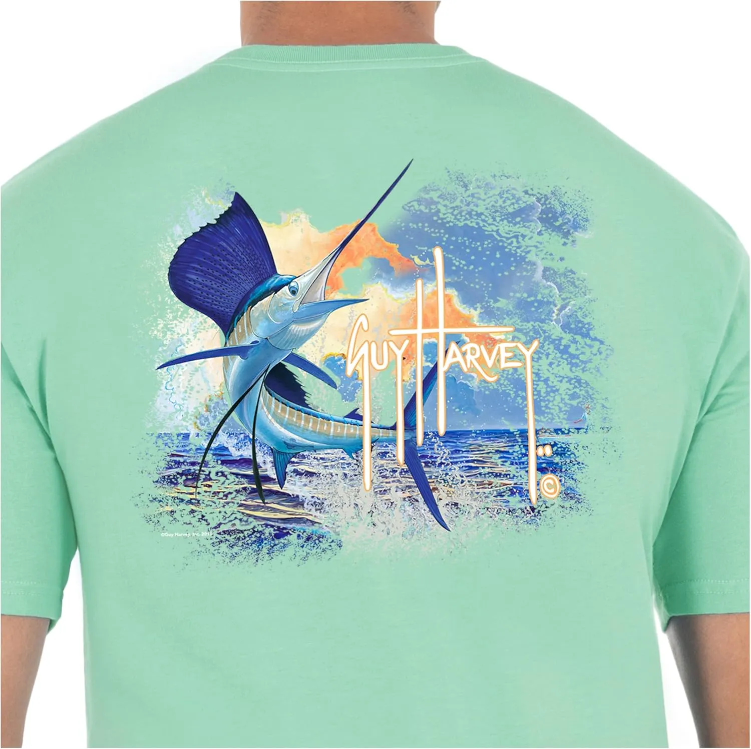 Guy Harvey Mens Threadcycled Short Sleeve T-Shirt