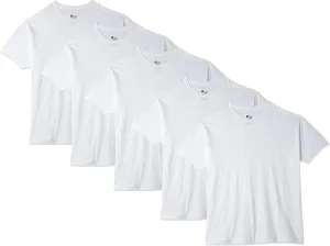 Hanes Ultimate Men's Fresh Iq Slim Fit Crew Undershirt, 4-Pack
