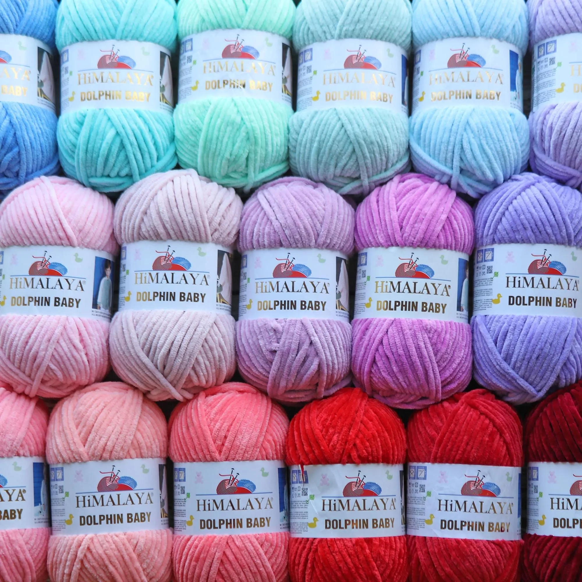 Himalaya Dolphin Baby, 36 Colors, 3.52 oz / 131 yards