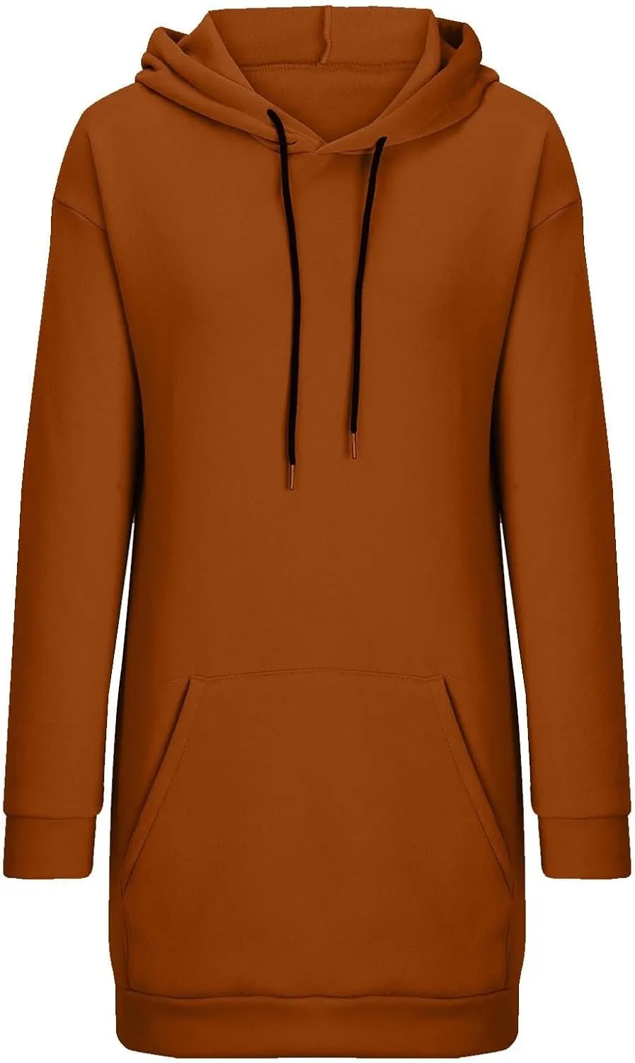 Hoodie Dress for Women 2025 Plus Size Trendy Comfy Long Sleeve Spring Sweatshirts Casual Cute Pullover with Pockets