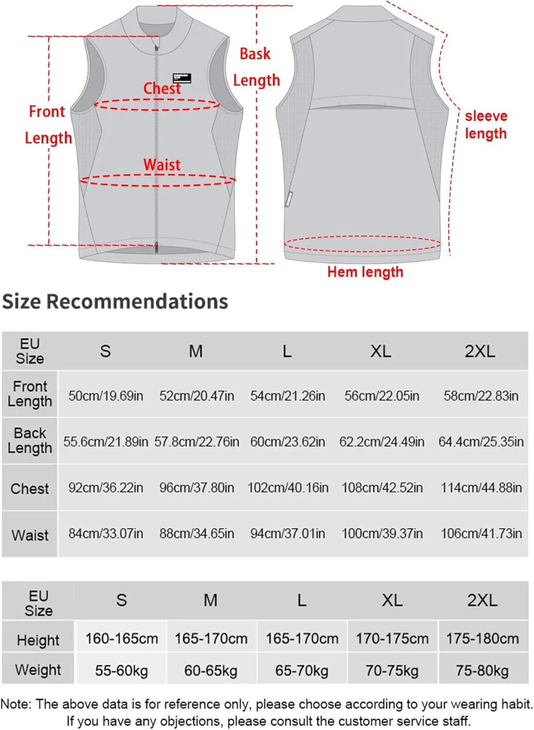 INBIKE Lightweight Cycling Vest for Men, Water Resistant Windproof Sleeveless Jacket, Breathable Reflective Biking Running