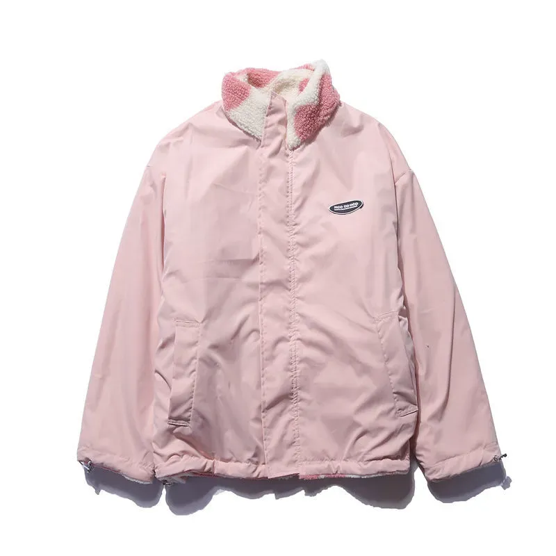 Jade - Reversible Heart Fleece Jacket