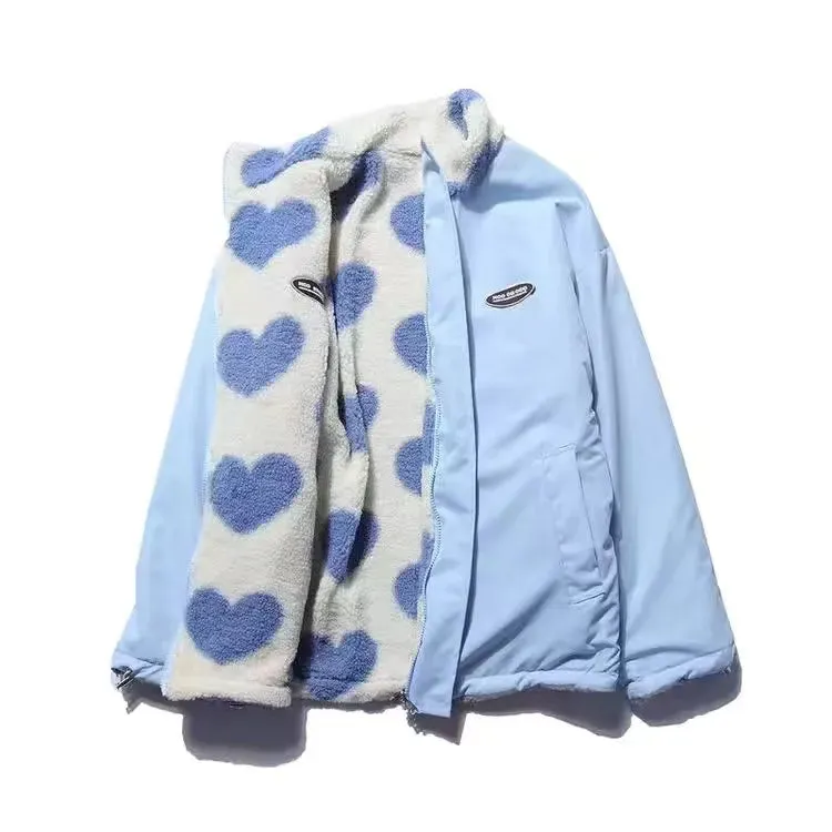 Jade - Reversible Heart Fleece Jacket