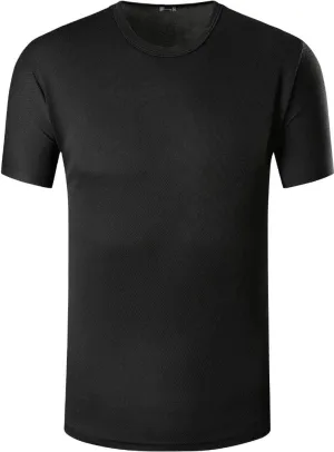 jeansian Men's Sport Quick Dry Fit Short Sleeve T-Shirts Tee Shirt Tshirt Tennis Golf Bowling Tops LSL182