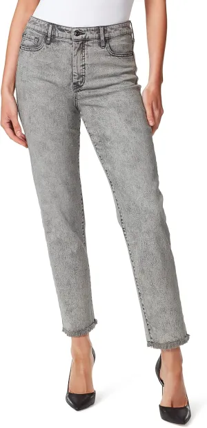 Jessica Simpson Women's Spotlight High Rise Slim Straight Ankle