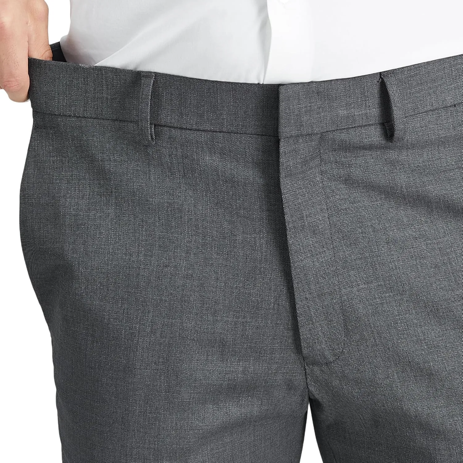 Kenneth Cole REACTION Men's Slim Fit Heather Dress Pant